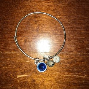 ALEX & ANI  Sapphire Birthstone Charm Bracelet